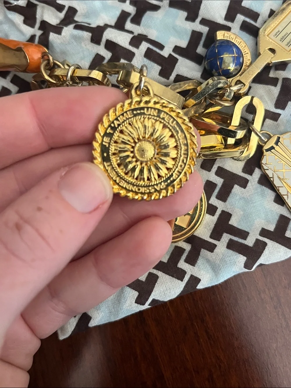 Tory Burch Gold Charm Bracelet